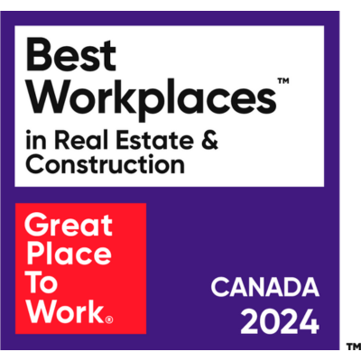 2024 Best Workplaces™ for  Real Estate & Construction